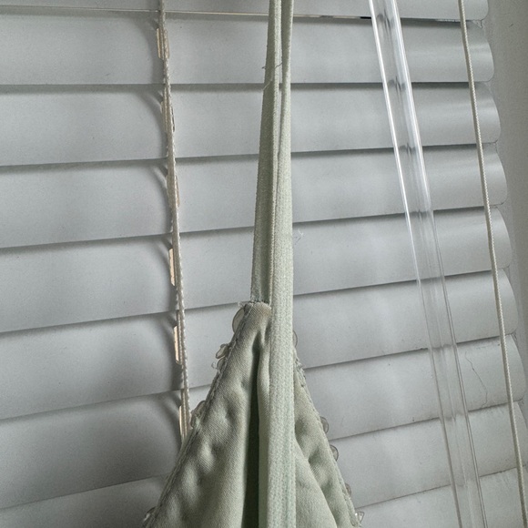 ASOS Curve Green Sage Sequin Dress SZ 22 - Picture 6 of 7